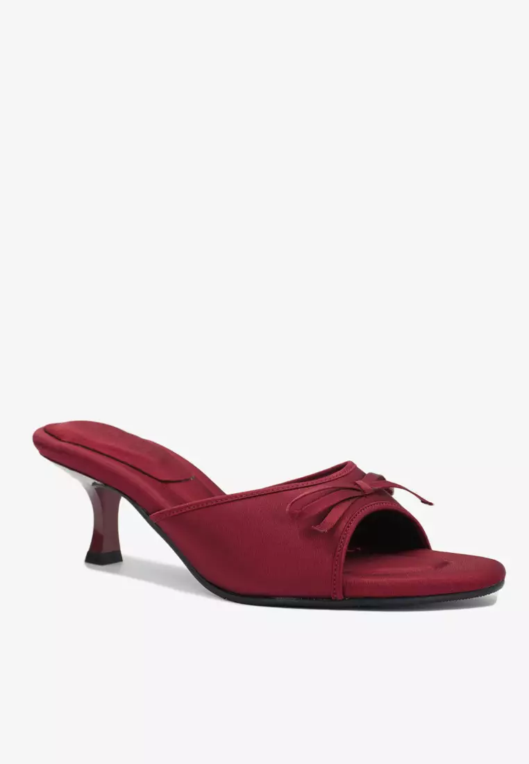 Dr Cardin Women Lush Eve 2-inch Heels | Satin | Suede L-RNZ-9339
