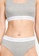 French Connection grey Logo Crop Top & Thong Set 69590US2B2E014GS_3