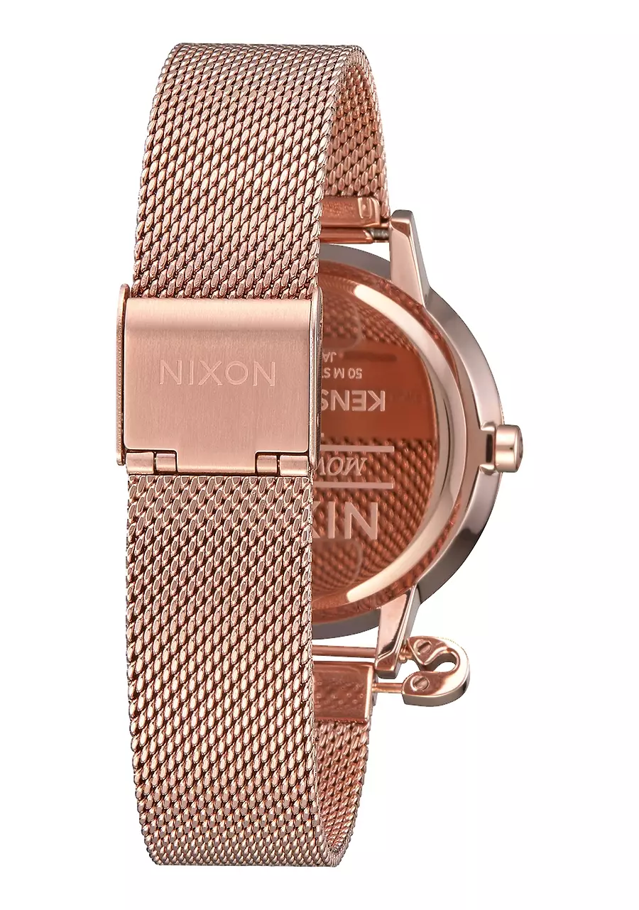 Stainless Steel Nixon Kensington Milanese Nixon Milanese Rose