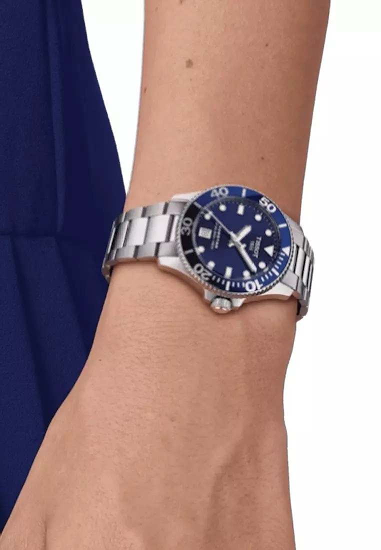 TISSOT SEASTAR 1000 36mm 青 Buy Tissot Tissot Seastar 1000 36mm Women's Watch - T1202101104100
