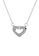 Her Jewellery silver Hearty Pendant -  Made with premium grade crystals from Austria HE210AC41DKOSG_2