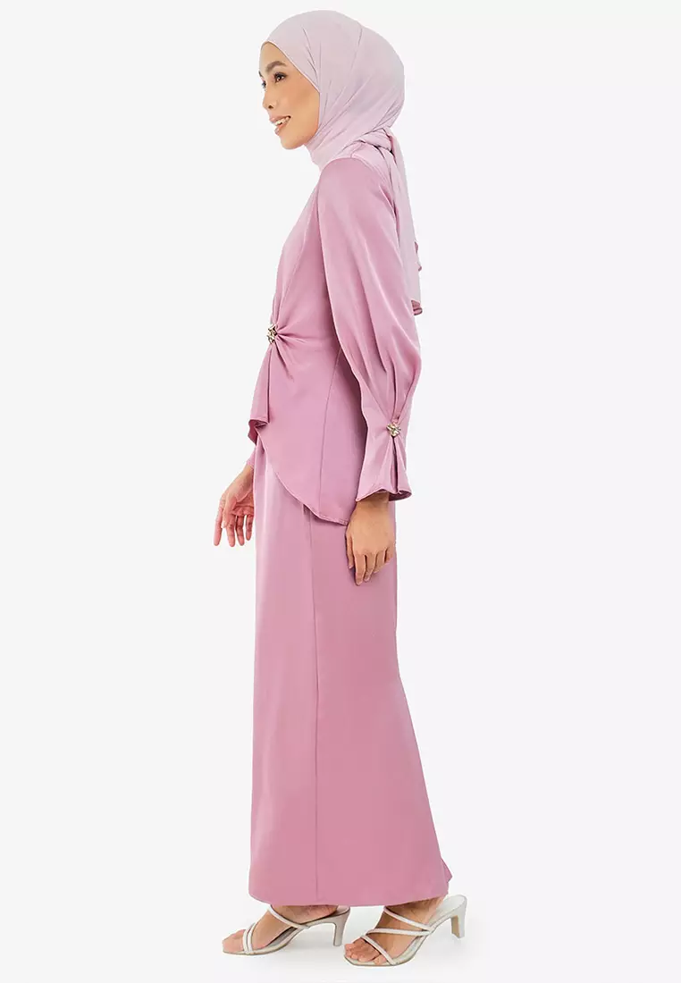 PREMIUM Bersama Blouse & Skirt - Dusty Rose