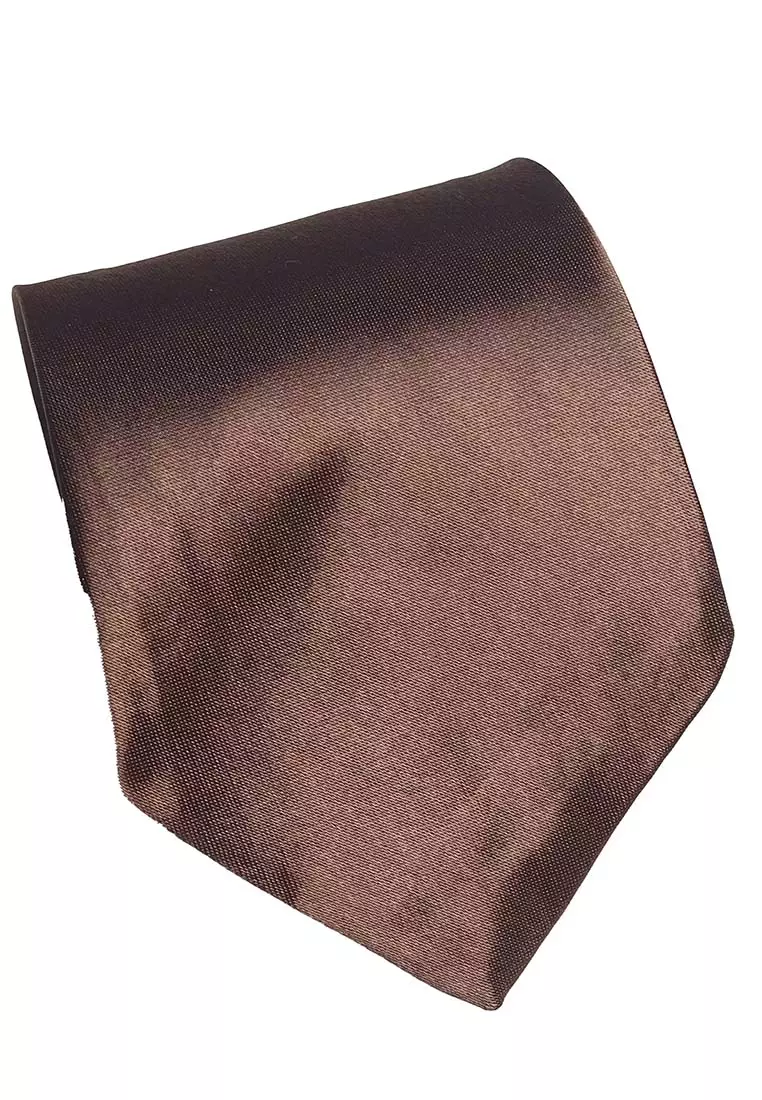 Houseofcuff Dasi Neck Tie Coklat Muda Satin Neck Tie