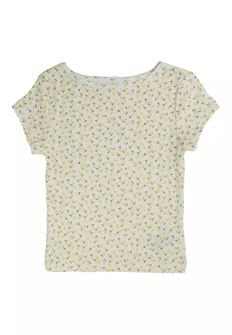 Kids Cap-Sleeves Fitted T-Shirt