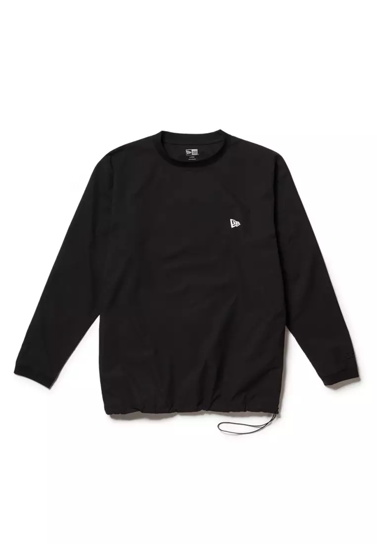 NE Wordmark Outdoor Utility Black Long Sleeve T-Shirt