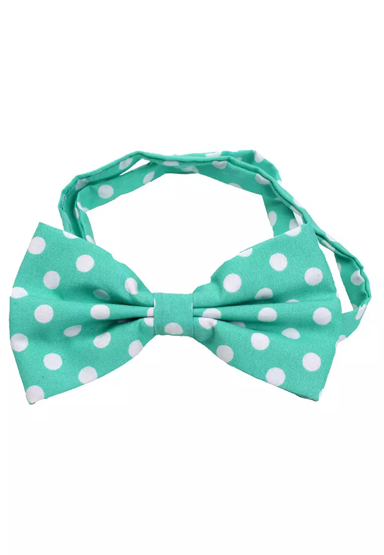 Houseofcuff Dasi Kupu Bowtie Pocket Square Saputangan Tosca Polka A18