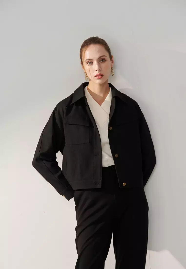 Black Pocket Jacket