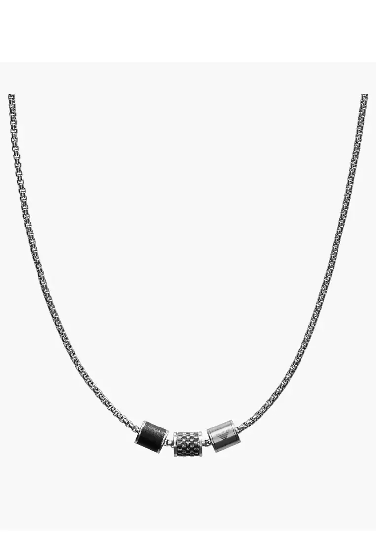 Emporio Armani Men's Necklace 銀色男士項鏈 (EGS2383020)