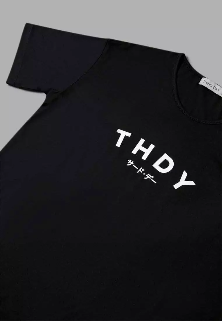 LT748N Md Ladies Katakana thdy blkXS