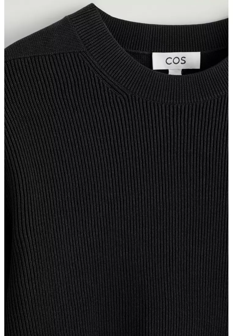 COTTON CREW-NECK JUMPER