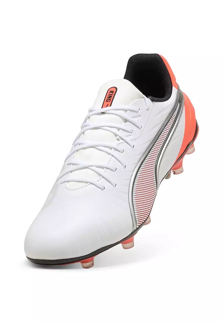 Buy PUMA Unisex KING MATCH FG/AG Football Boots (White) Online