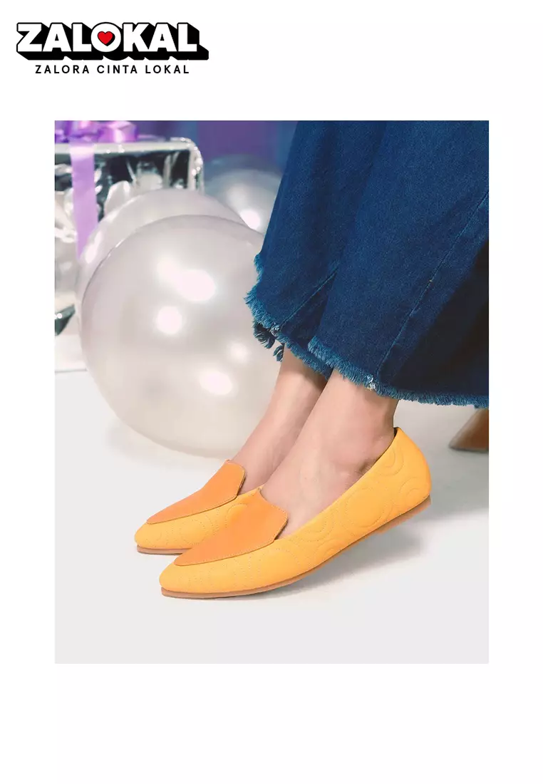 Lemon discount flat shoes
