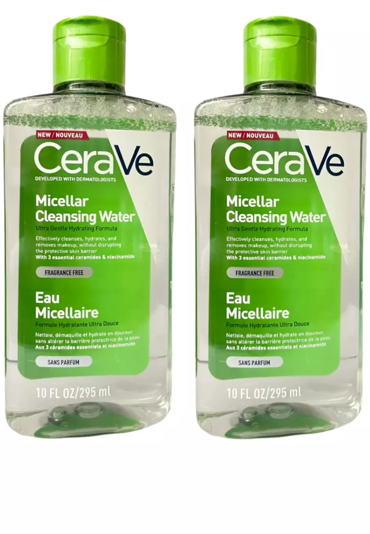 CeraVe Micellar Cleansing Water 2x295ml 2024 Buy CeraVe Online