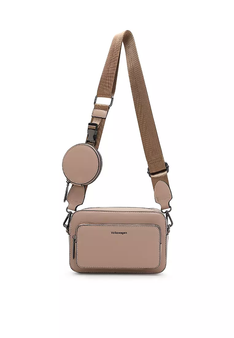 New Women′ S Genuine Leather Bag Volkswagen Design Handheld