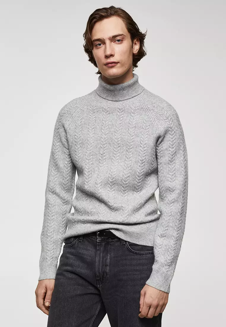 Buy MANGO Man Twisted Turtleneck Sweater 2024 Online ZALORA