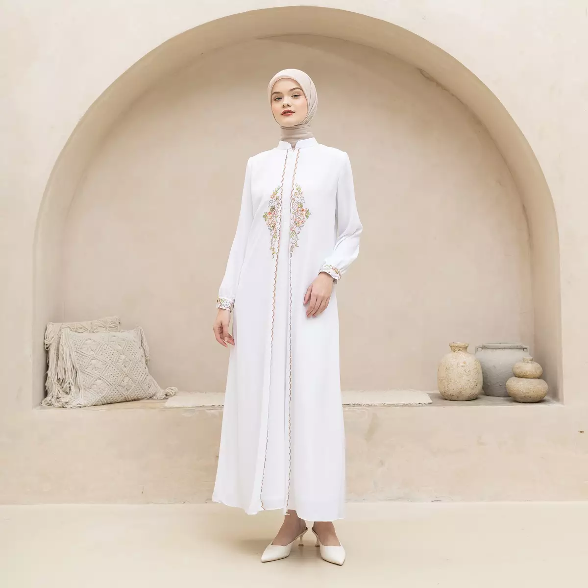 EPC Gamis Tiffany Royale - Broken White - Embroidery Collection