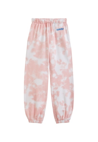 Levi's pink Levi's Tie-dye Benchwarmer Jogger (Little Kids) 32345KAC0C4E6EGS_1