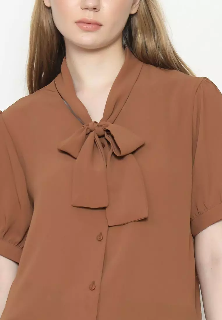 Urban Exchange Anna Blouse Brown