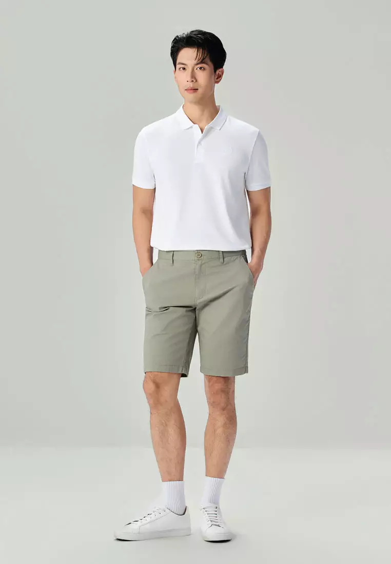 Men's Slim Tapered Hidden Comfort Bermuda Shorts 01106202