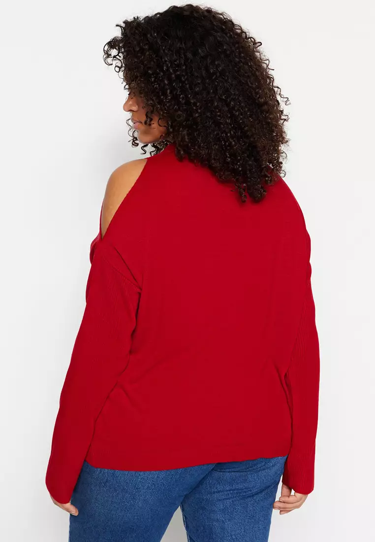 Cut Out Detailed Knitwear Sweater