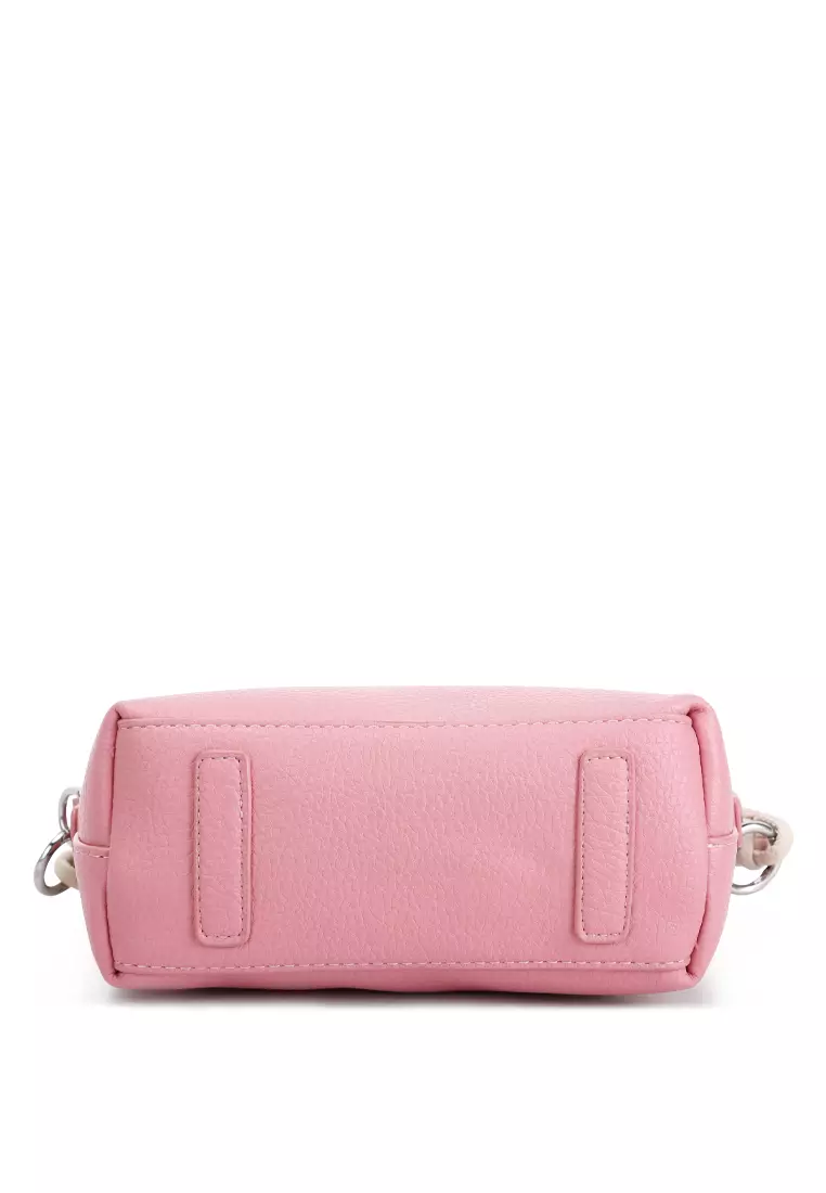Cable Cord Strap Mini Bag In Rose