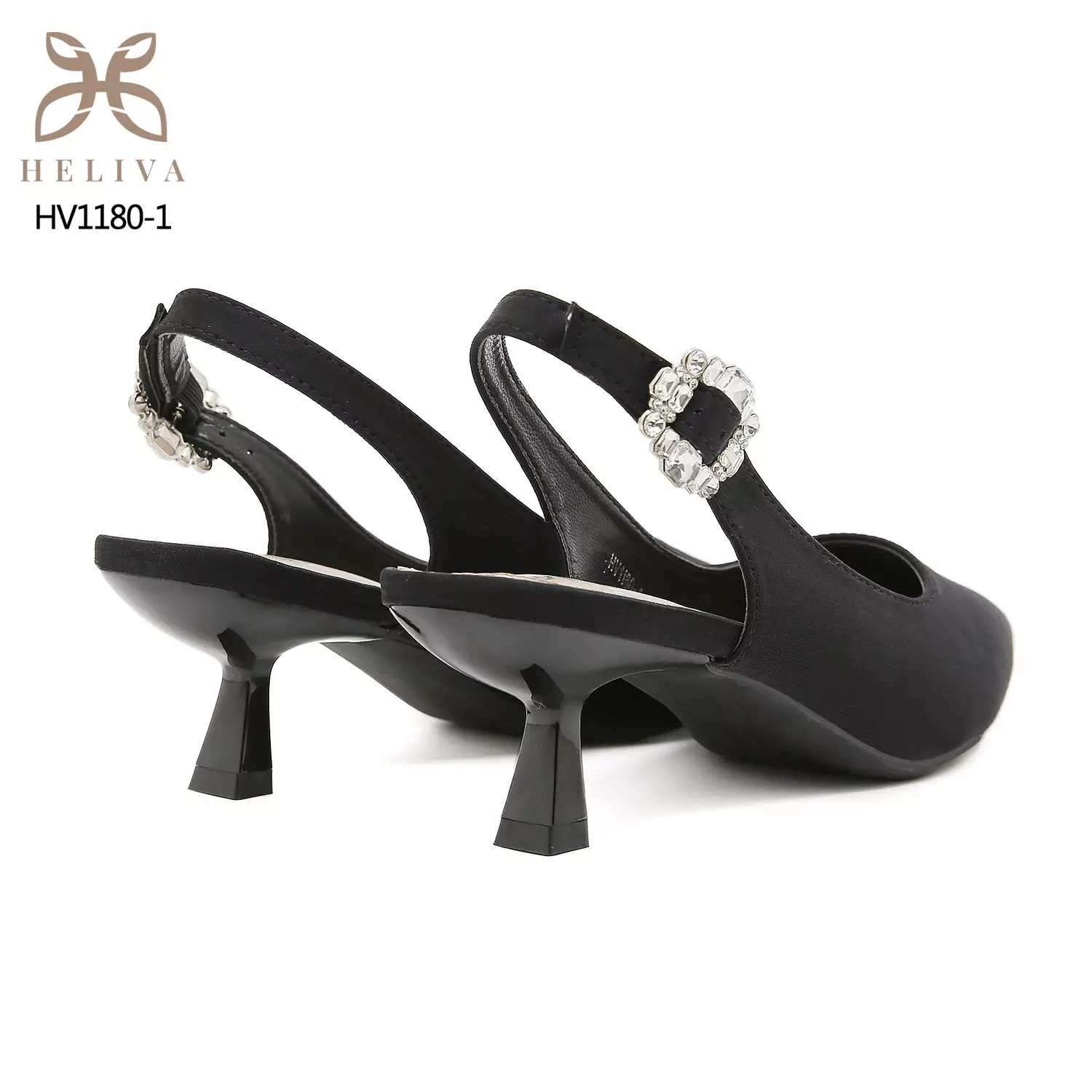 Heliva Aulyna – Crystal-Embellished Pointed Heels in Elegant 5.5cm Profile HV1180-1