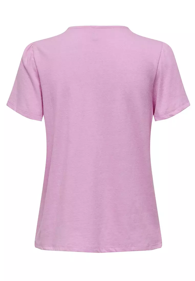 Benita Short Sleeves V-Neck Top