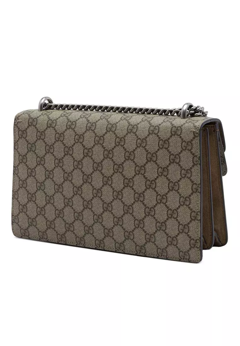 Pre-Loved Gucci Medium Gg Supreme Dionysus Shoulder Bag
