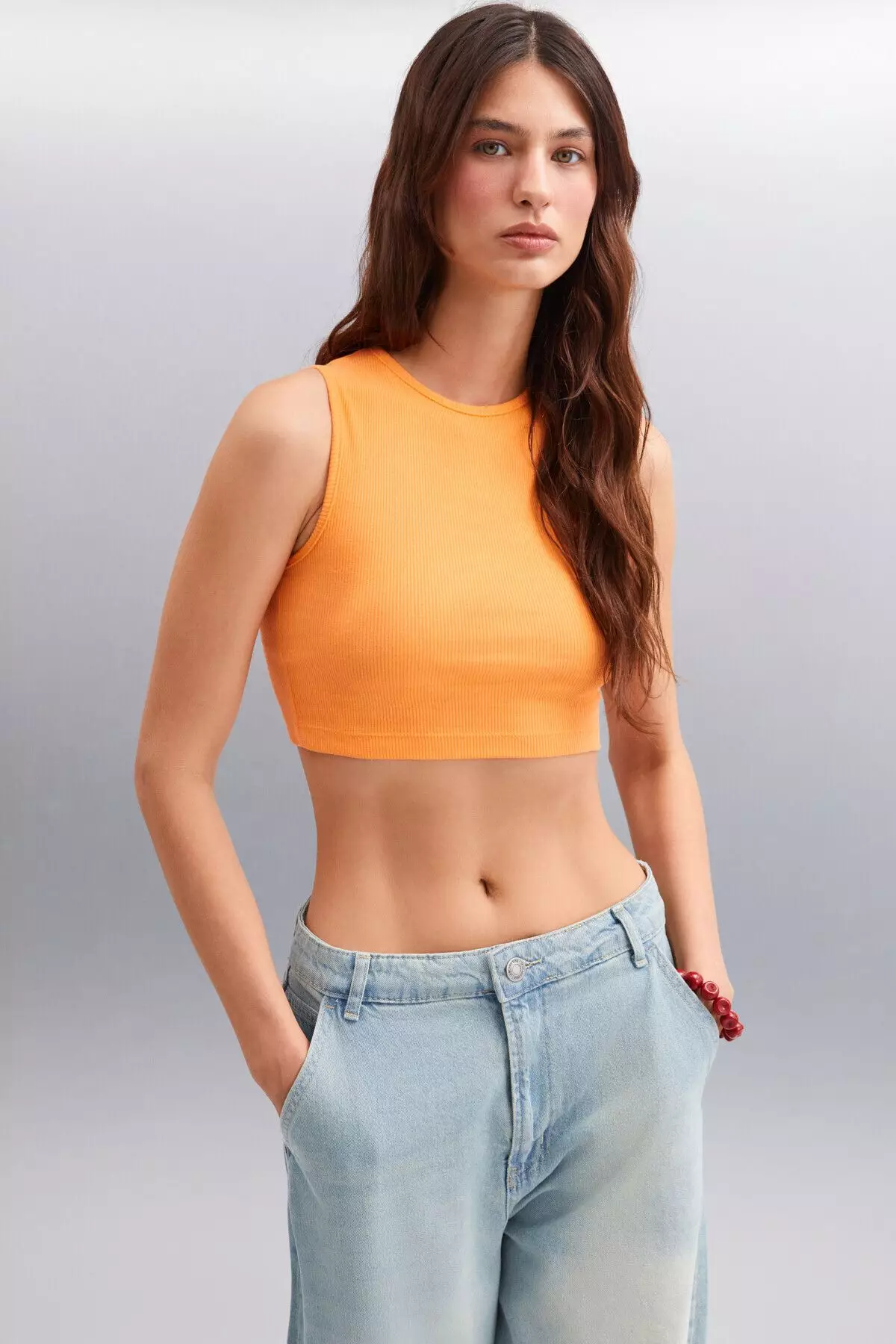 Ribbed Cropped Top
