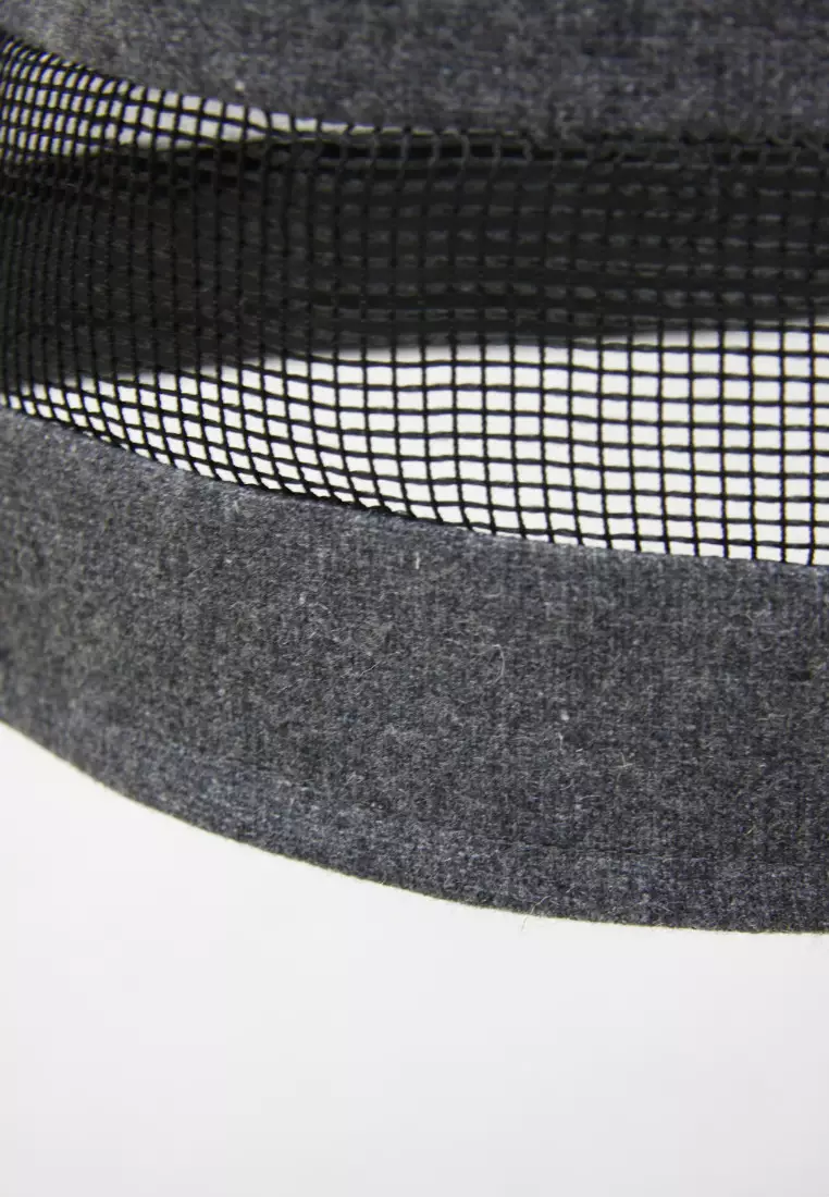 Grey Fabric One Piece Dress 1822D0521