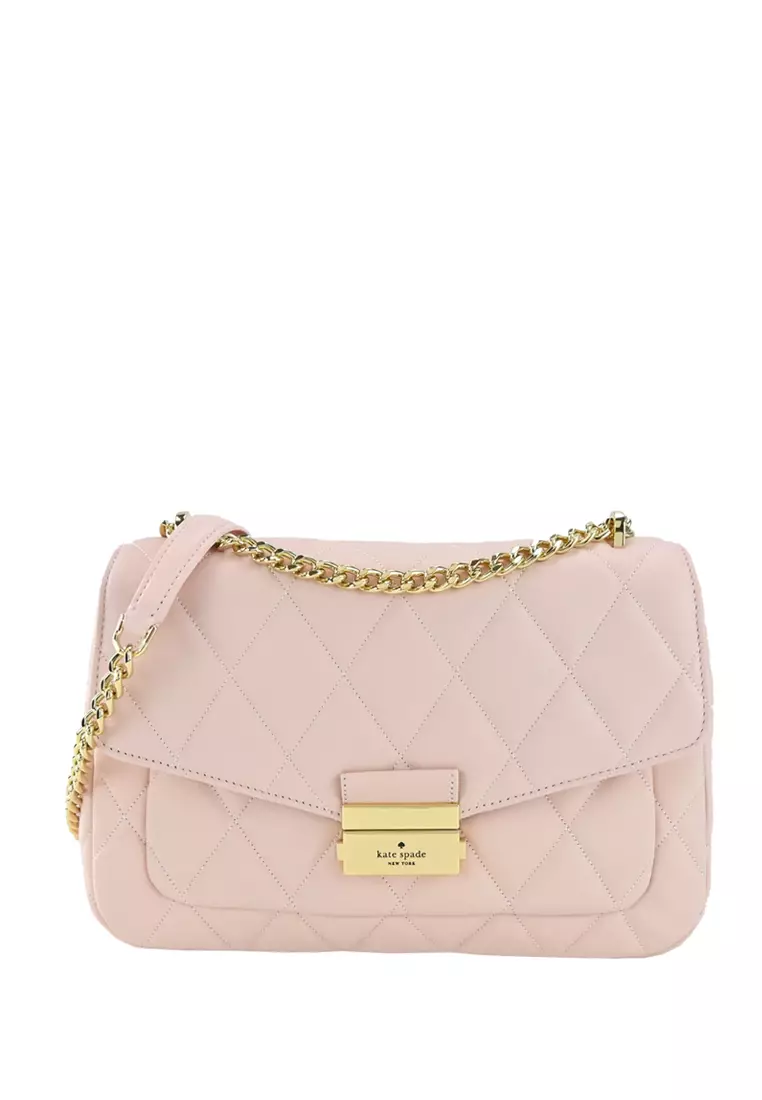 Buy kate spade Carey Small Flap Shoulder Bag Conch Pink 2025