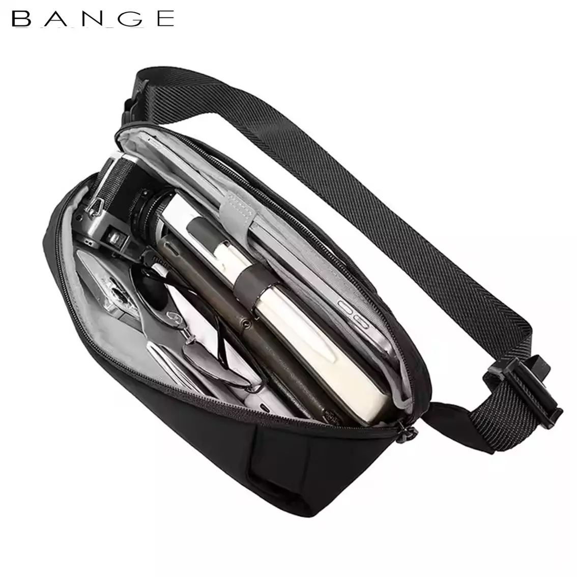 Bange Tas Selempang Pria Crossbody Sling Bag BG2825-1 - WHITE