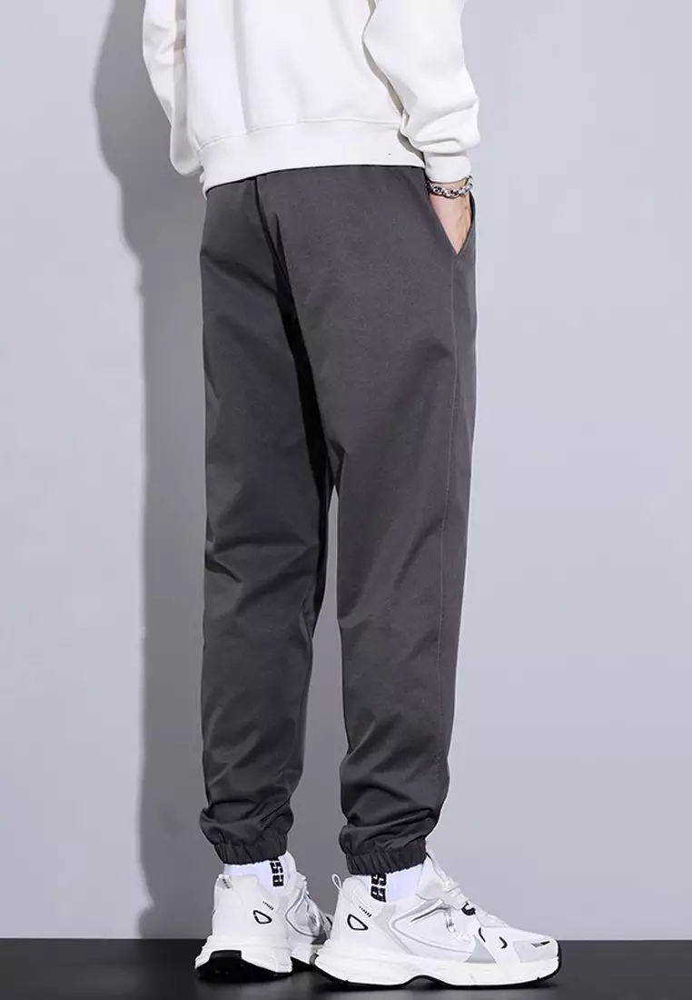 Drawstring Slim Jogger Pants
