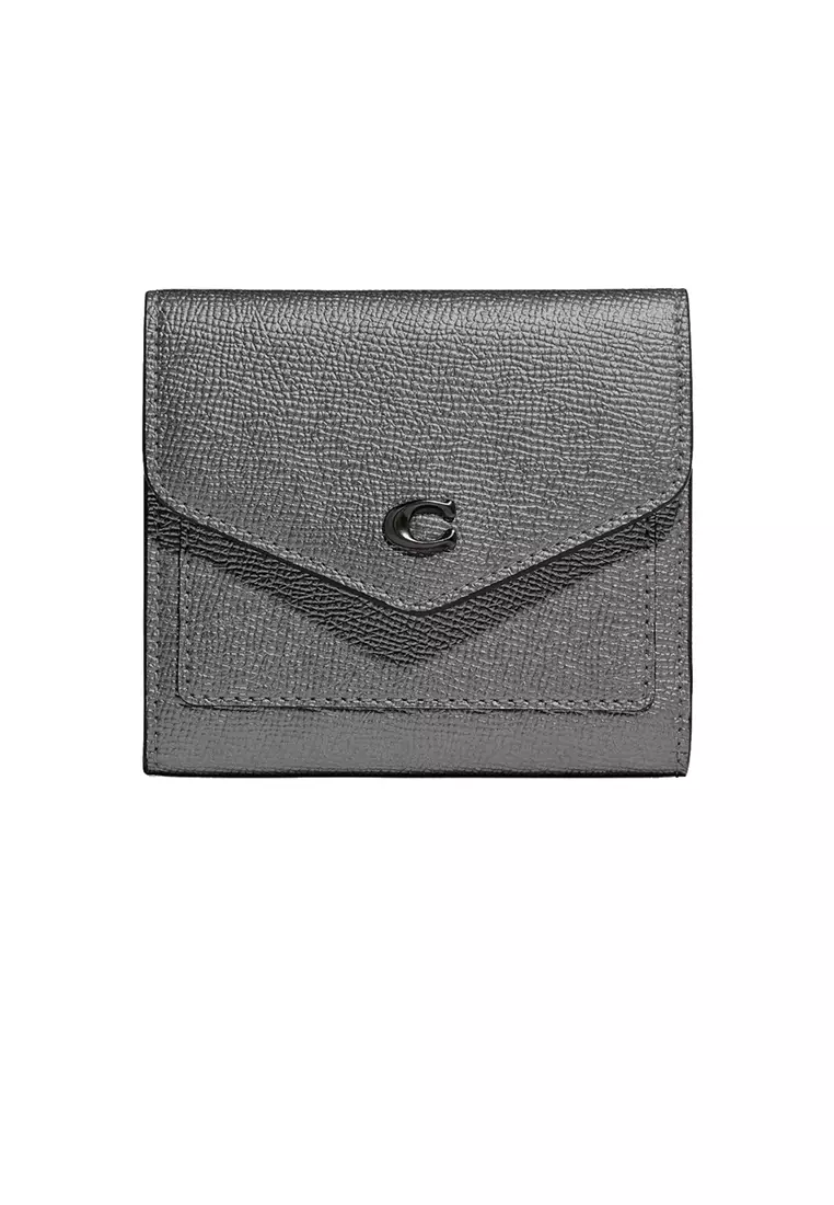 Metallic raspberry shop coach wallet