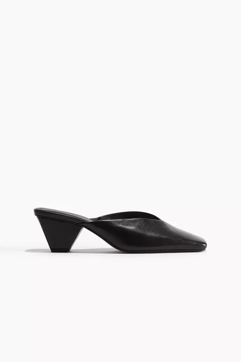 Discount on H&M  shoes - SKU: Cone-heel leather mules