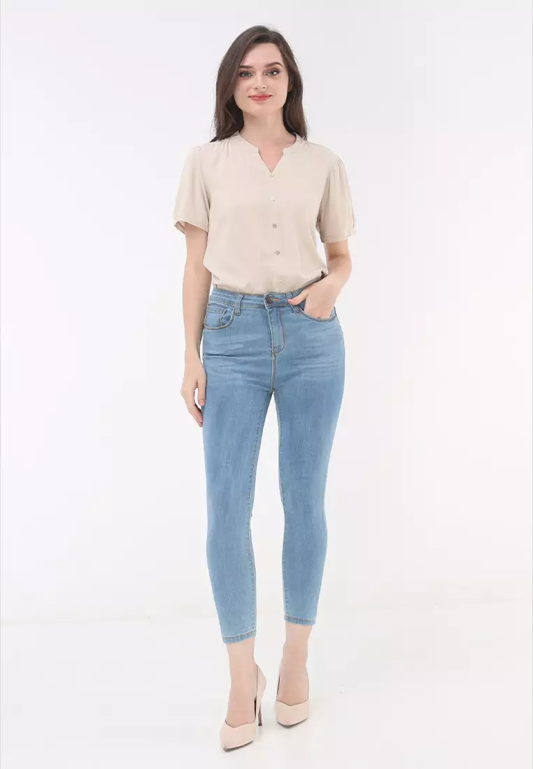 Denim Slim & Cropped Ladies Jeans