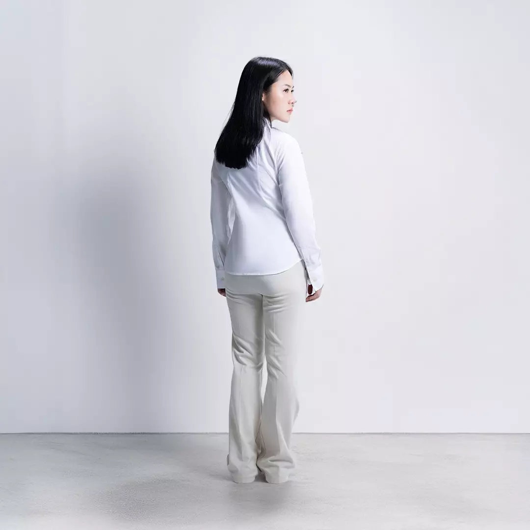 Kemeja Fitted Wanita | Basic Fitted Shirt 62002