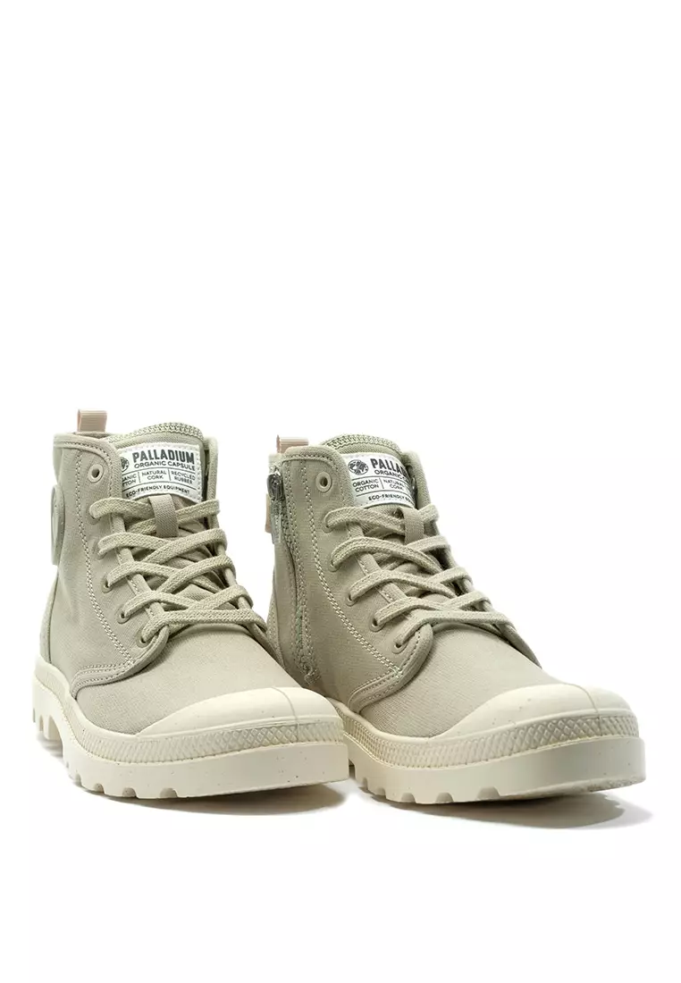 UNISEX PAMPA HI ZIP ORGANIC HIGH-TOP SNEAKERS BOOTS