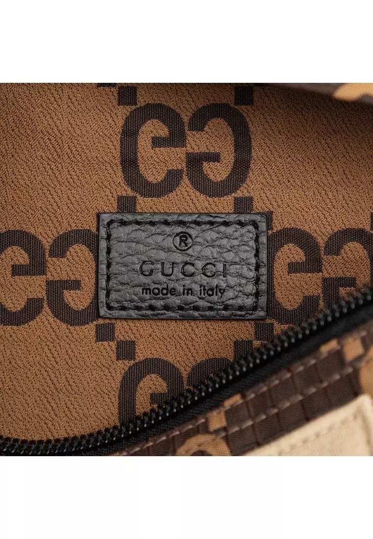 Pre-Loved Gucci Gg Nylon Ripstop Belt Bag