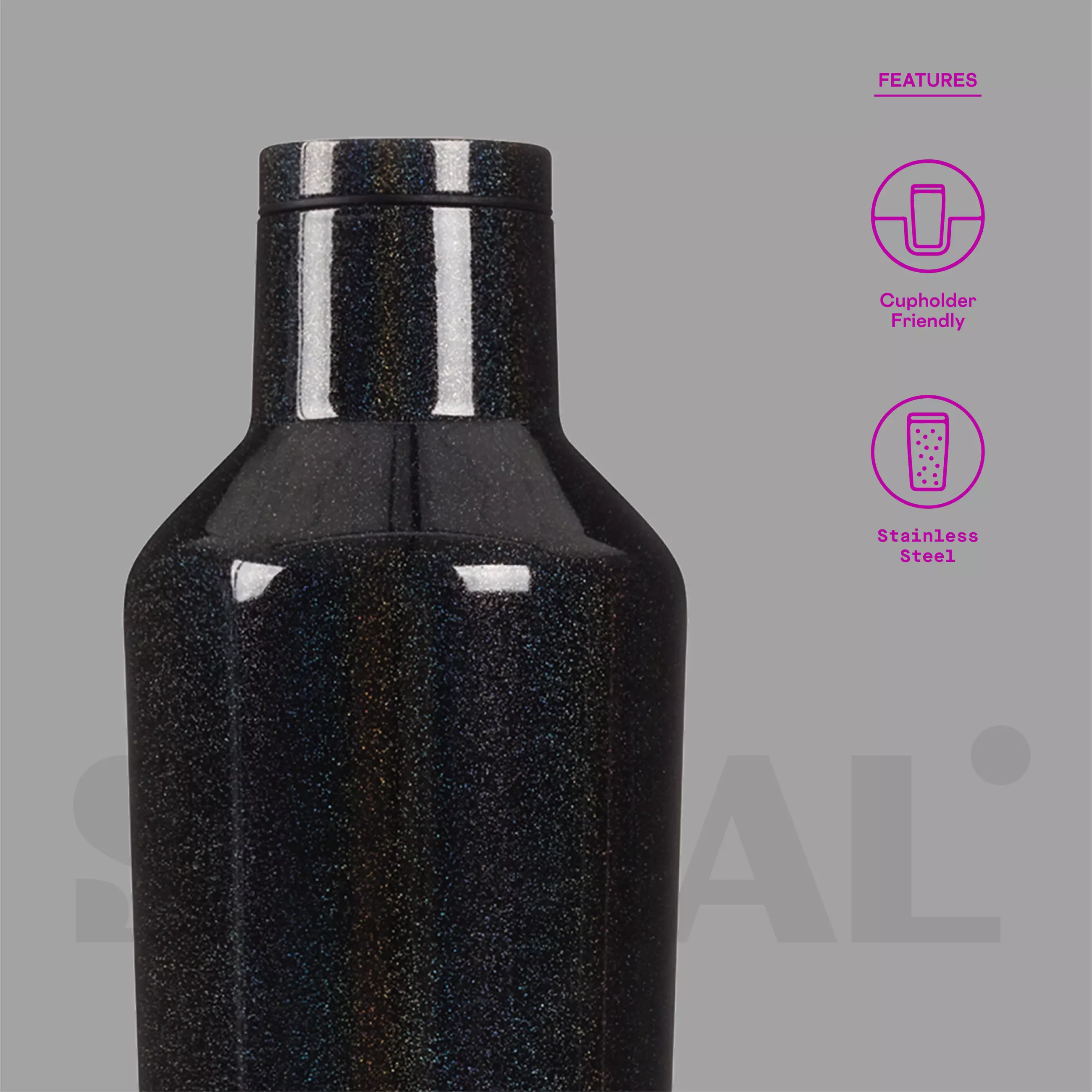 CORKCICLE® Canteen 16oz - Unicorn Magic Stardust