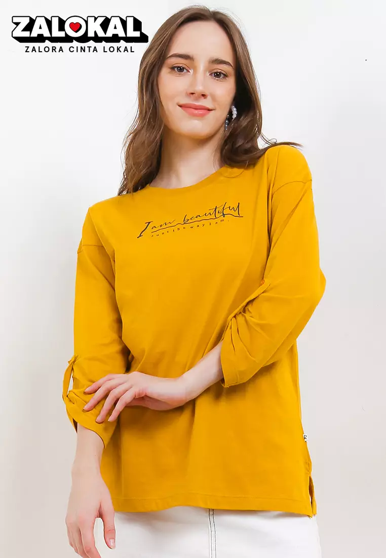 Jual REMIX JEANS T-Shirt Long Sleeve C073B07 Original 2023 | ZALORA  Indonesia ®