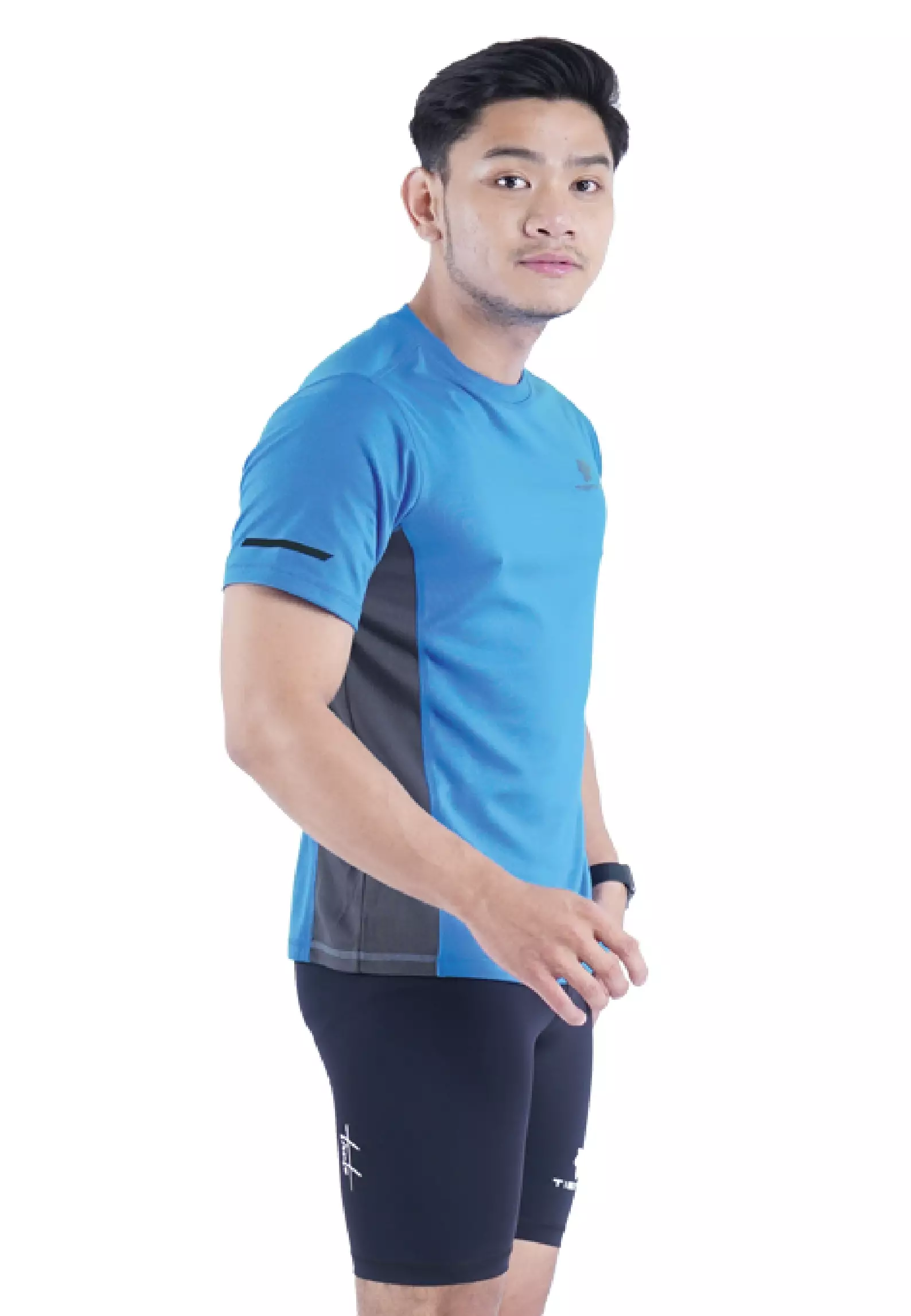 Tiento Kaos Olahraga Lari Baju Running Gym Dry Fit Extra Lite Pria