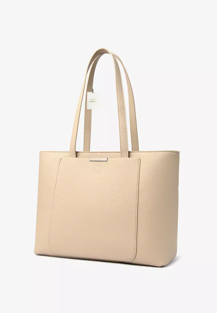 Minimalistic Chic Faux Leather Tote Bag JW HD-H6214