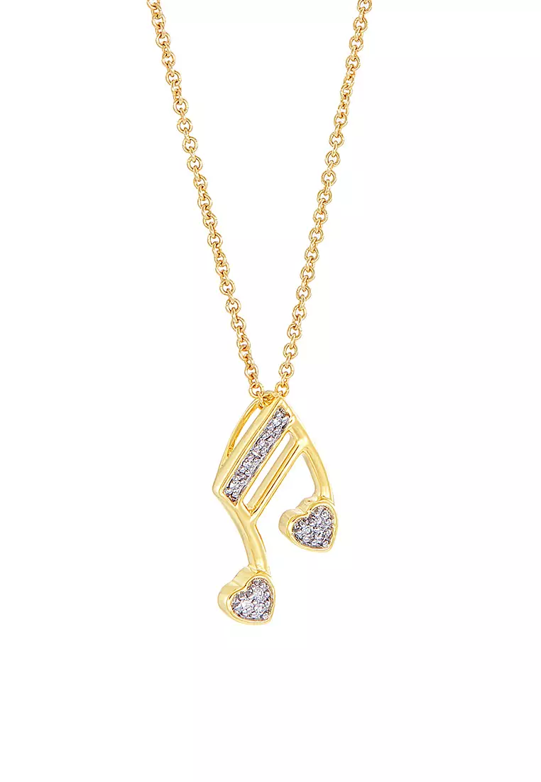 HABIB Round Diamond Necklace in 375/9K Yellow Gold 560070623(YG)