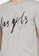Les Girls Les Boys grey Scratchy Print T-Shirt A2CE3AA481CD9DGS_3