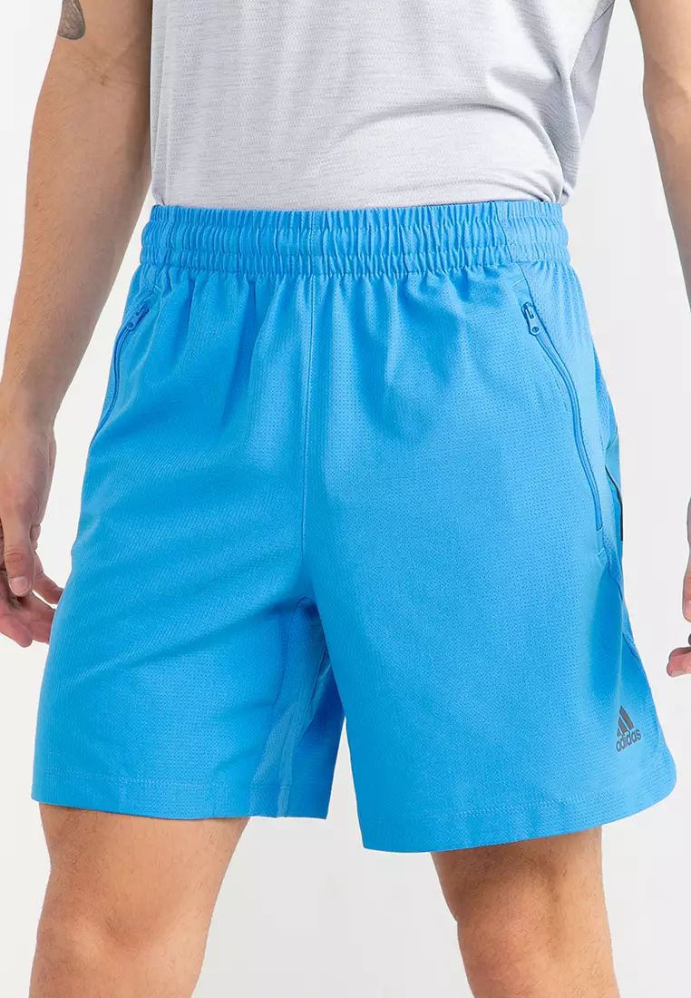 all in motion 100% Polyester Color Block Teal Athletic Shorts Size L - 31%  off