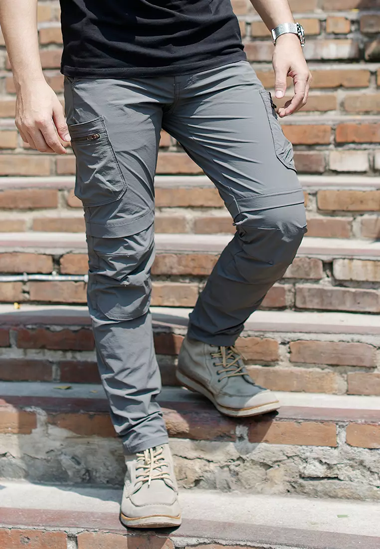 Oxcon Long Pants Cargo 4 WayStretch Nylon Cotton Titanium