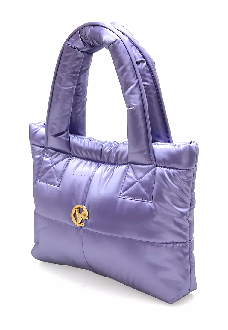 Angelina Pillow Puffy Bag Smooth Texture And High Quality - Butterfly Blush