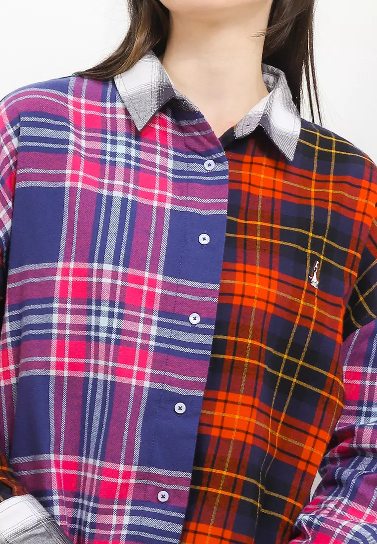 Magreli Combination Flannel Shirt