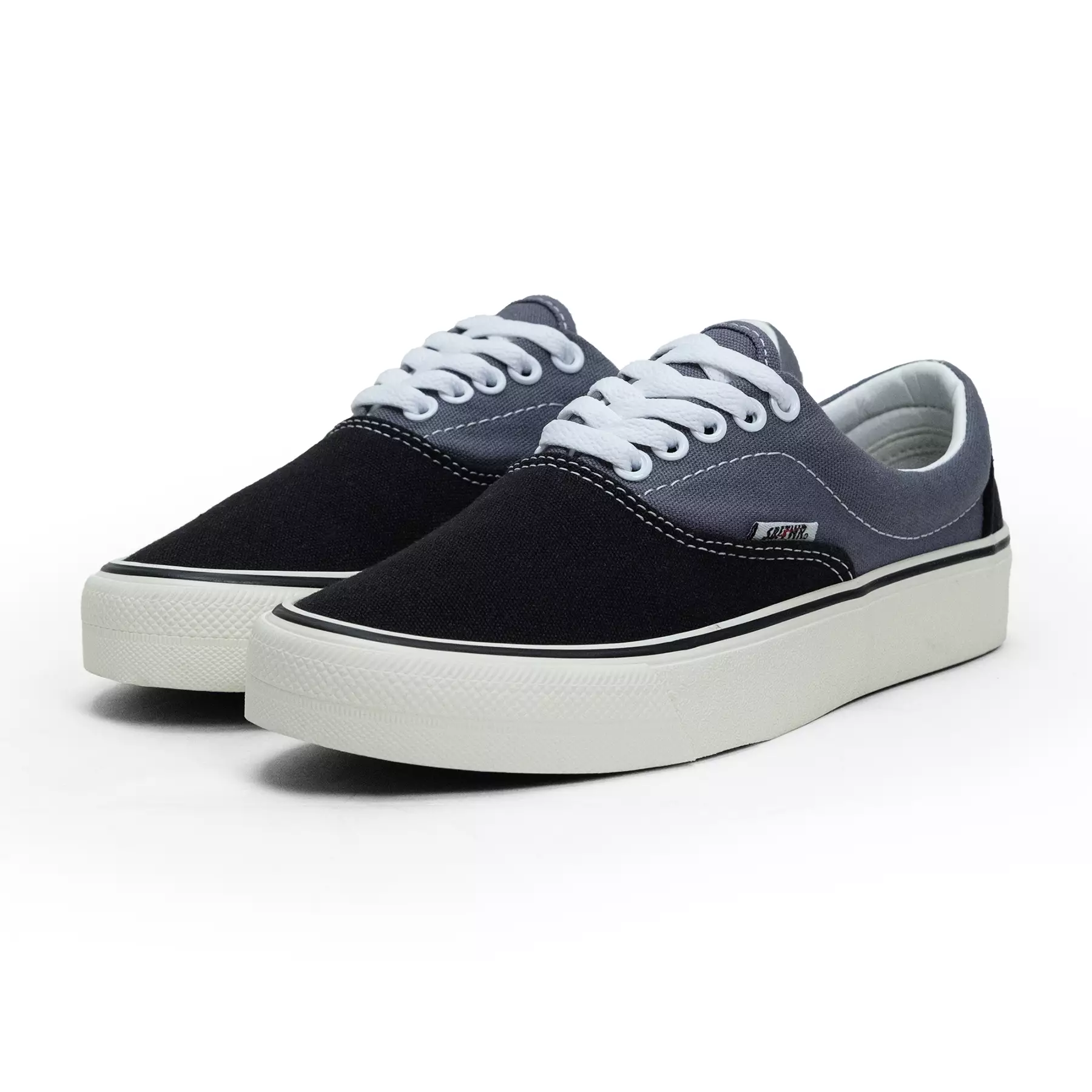 SABA Sykes Black Grey - Sepatu Sneakers Casual Pria Wanita